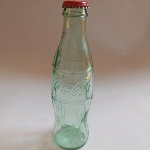 RETRO Coca Cola Bottle with bottle cap 2003